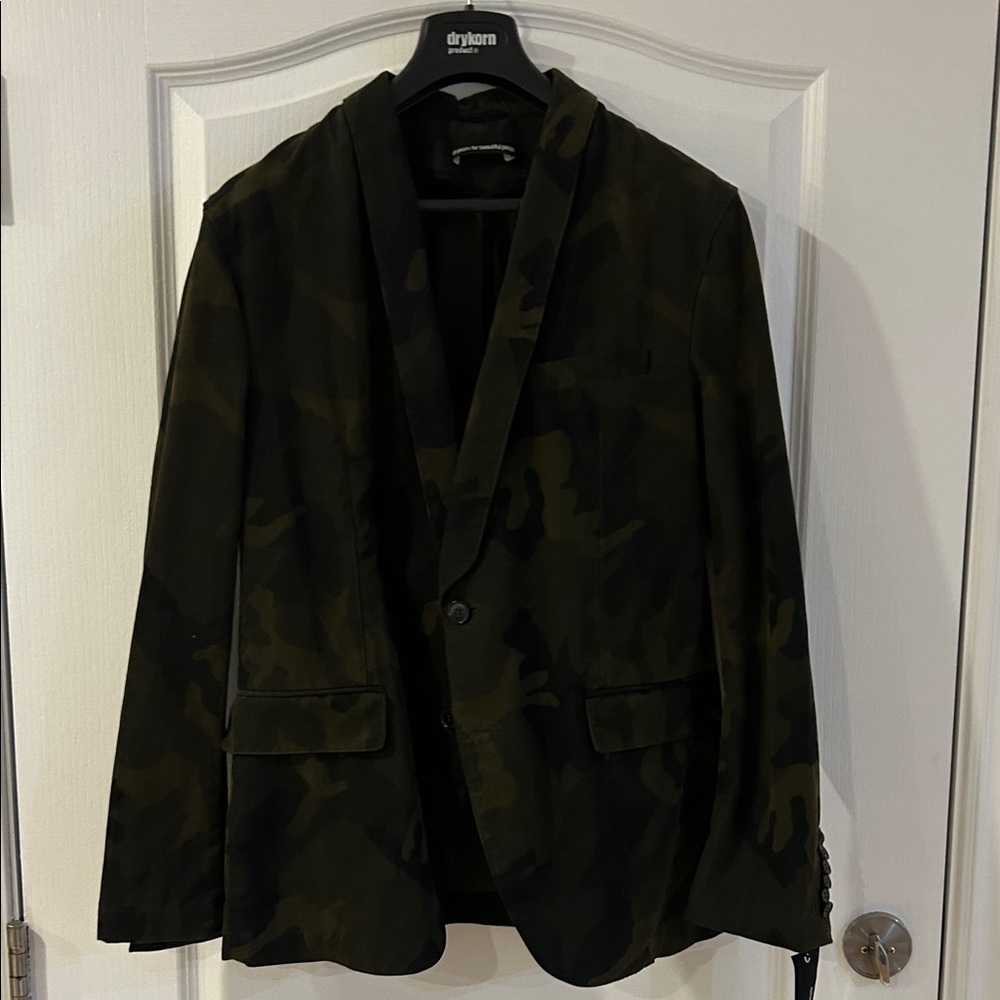 Drykorn Men's Camouflage Sport Jacket
